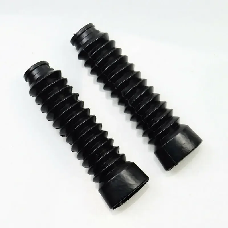 

Black Dust Jacket Cover Front Fork Boots For GN125 GN Off Road Dual Sport