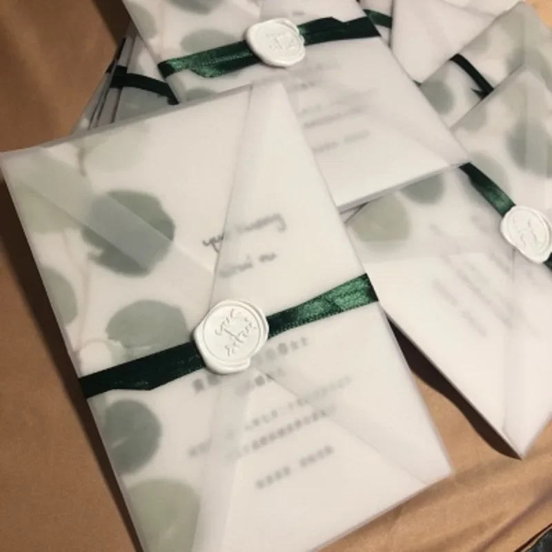 Translucent Sulfuric Acid Paper Envelopes DIY Postcard/Card Storage Wedding Invitations Gift Packaging 20pcs mailing envelopes