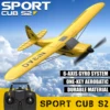 Sport Cub S2 RC Airplane 2.4G 3CH Remote Control Plane 400mm Wingspan Aircrafts with Gyro Stabilizer 76114 EPP Foam Plane RTF 2