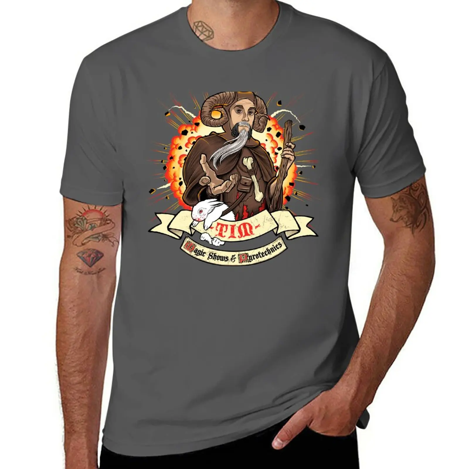 

The Enchanter T-Shirt oversizeds boys whites Men's t shirts