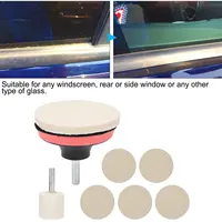 Car Windscreen Glass Scratch Remover 100g Cerium Oxide Powder Polishing Kit Wheels Set Polish Pads Glass Polishing Tool 1
