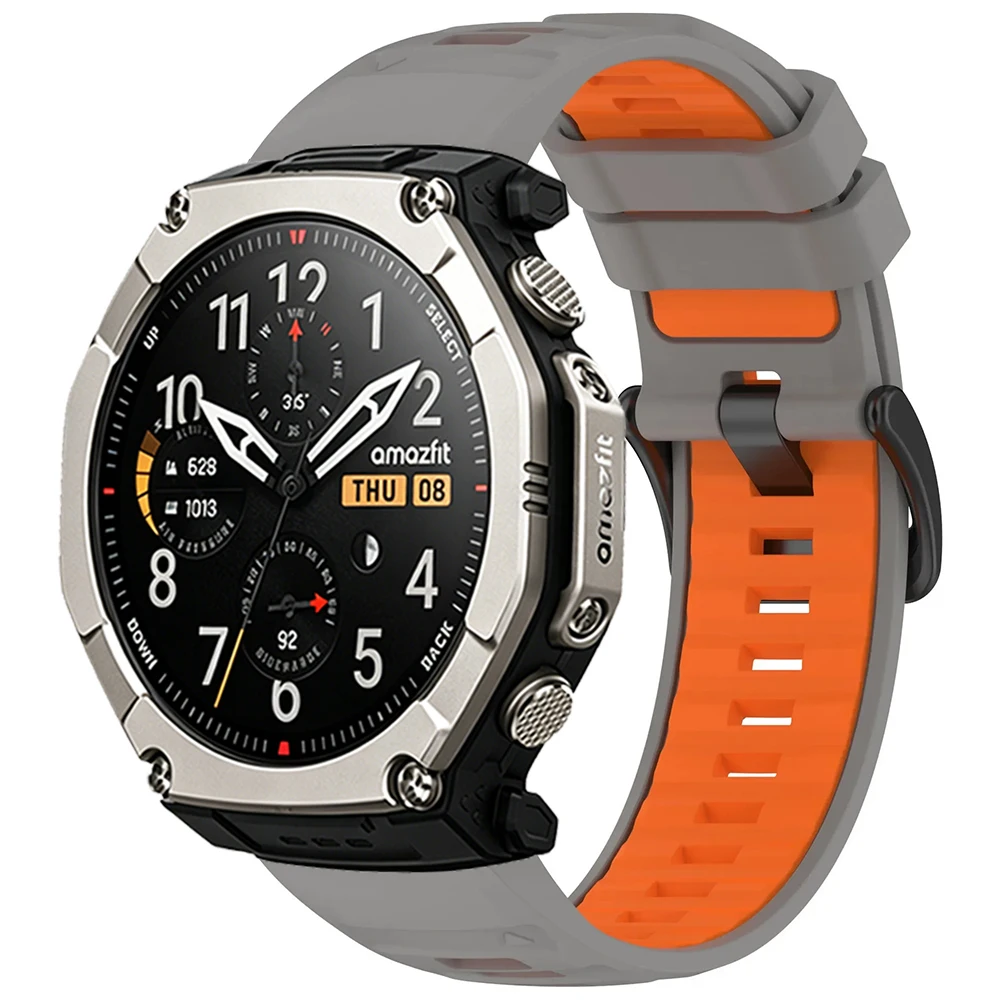 Durable Multi-Size Silicone Outdoor Watch Strap - Quick Fit Design