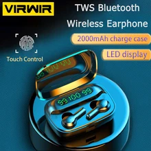 

TWS Wireless Earphones Bluetooth Headphone Bass Stereo Earbuds HD Noise Reduction Sports Waterproof hands-free Headsets With Mic