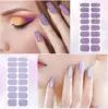 Long-Lasting Semi Cured Gel Diy-Friendly Semi-Cured Easy-Apply Nail Art Non-Toxic Gel Nail Wraps For Everyday Wear 5