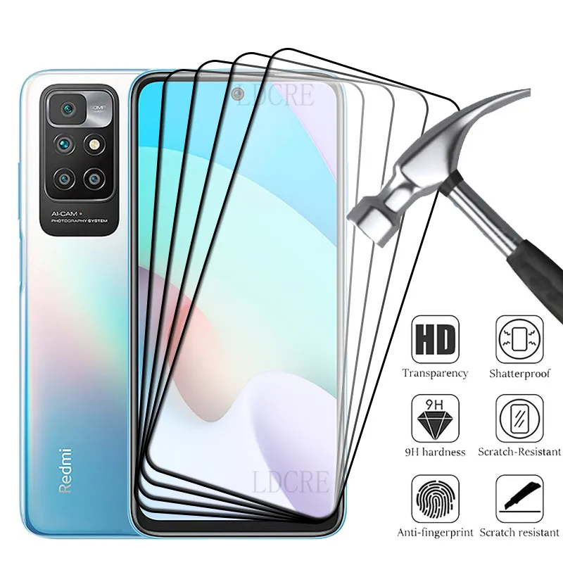 Premium Tempered Glass Screen Protector - 4 Pack, Full Coverage, 9H Hardness, HD Clarity