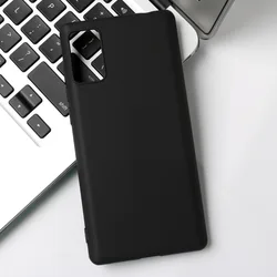 Ultra Thin Matte Frosted TPU Non - Slip Candy Phone Case for Cubot X70 (Black)