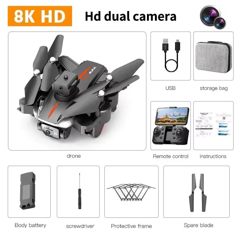 Profi Drohne P11 Max 8K 4K 5G HD Kamera Quadrotor GPS 10000m