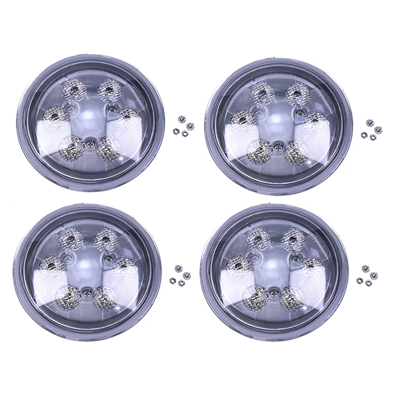 

4PCS 4.5" Round LED Fender Work Light RE336112 RE285628 For John Deere 4030 4040 4240 4050 4455 4560