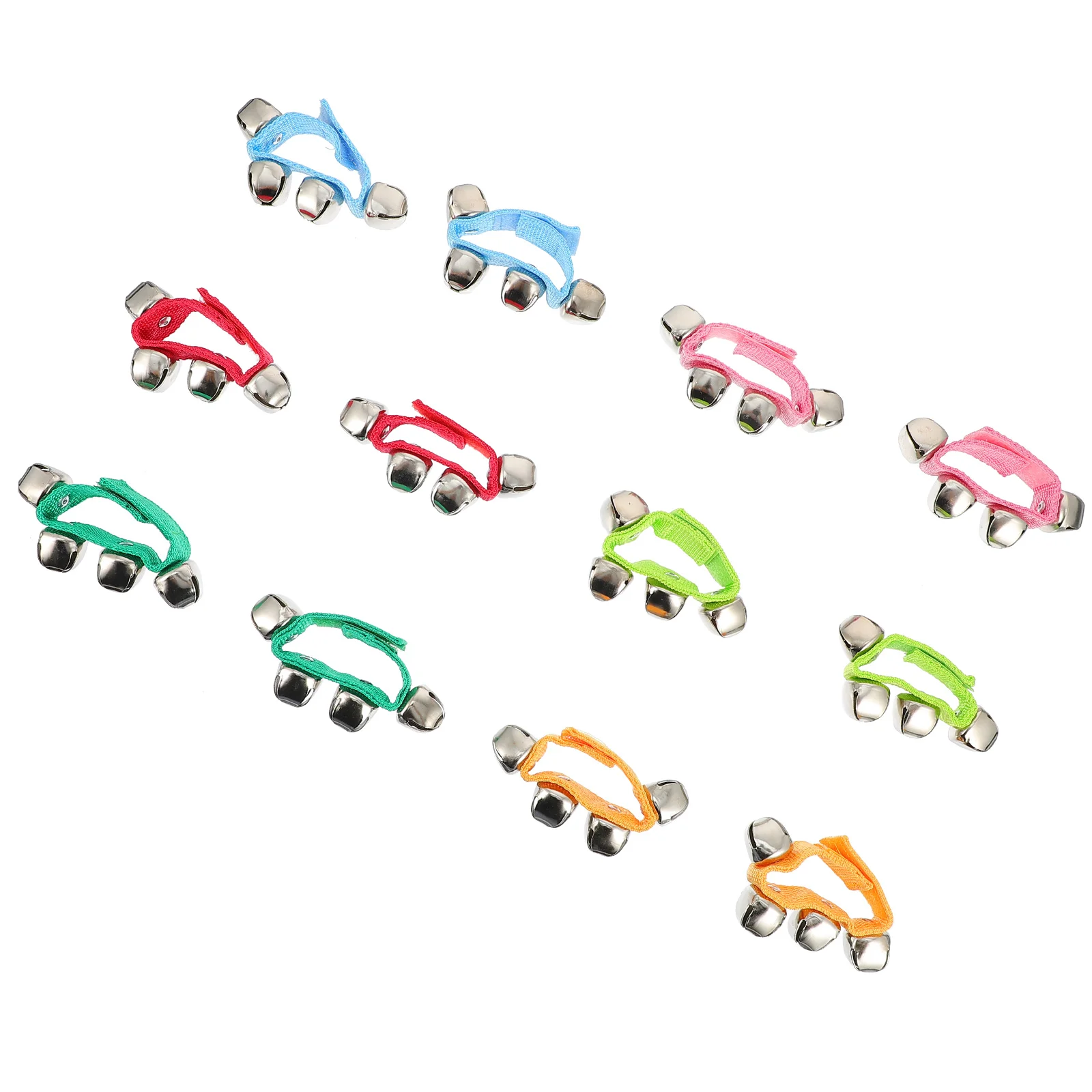 

12pcs Party Decorative Band Bells Bracelets Music Instrument (Assorted Color)