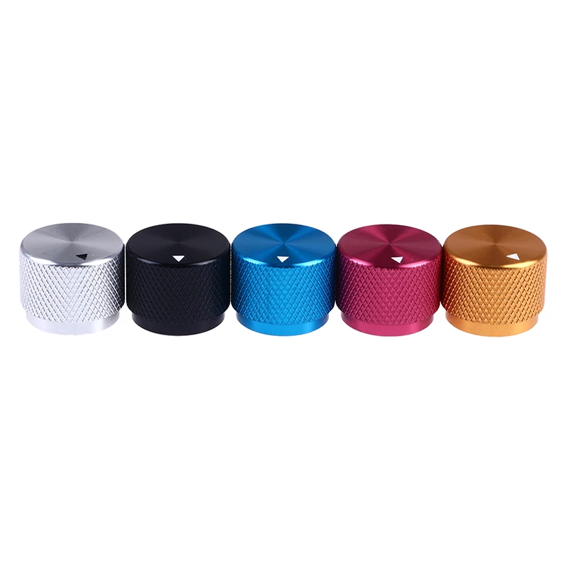 Solid Machined Metal Aluminum Rotary Encoder Potentiometer Volume Switch Knobs Amplifier Control Volume Button Knob 1Pcs rotary encoder knob