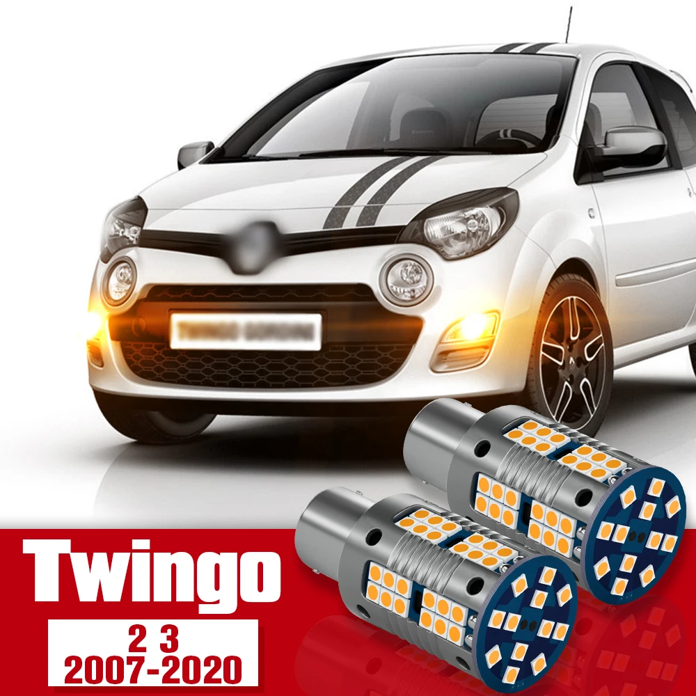 2pcs clignotant accessoires LED ampoule lampe pour Renault Twingo 2 3