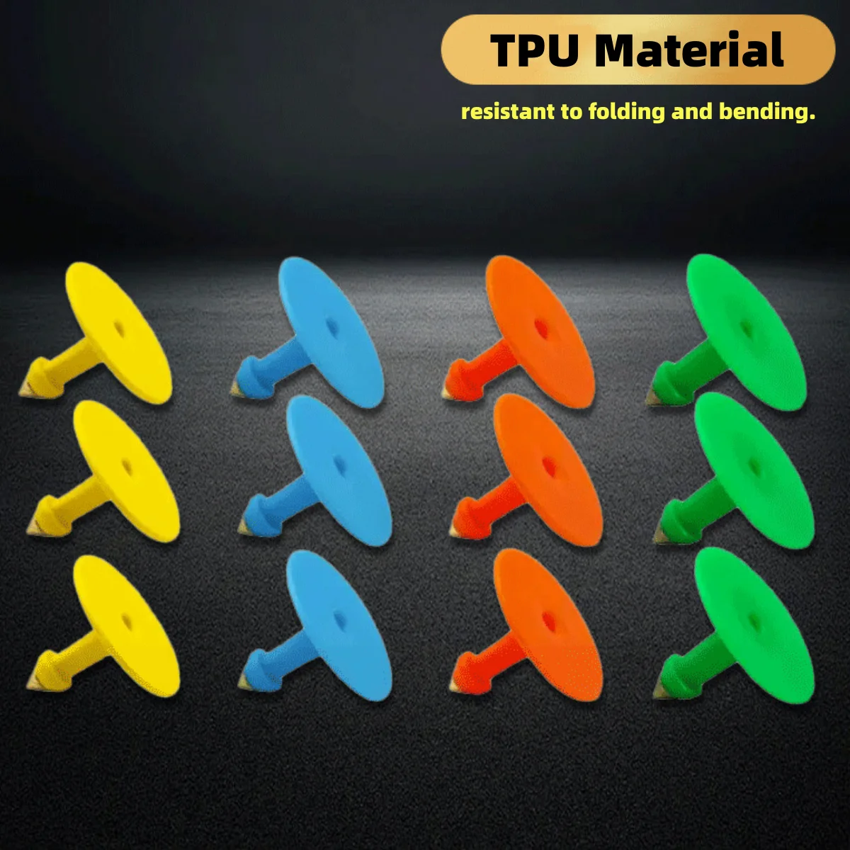Livestock Ear Tags 50Pcs Anti-Shedding for Animals