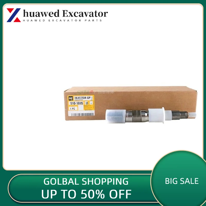 

Для инжектора Caterpillar 5101695 подходит для ЭКСКАВАТОРА Cat 336/340/345/350 двигатель C9.3b Запчасти для экскаватора