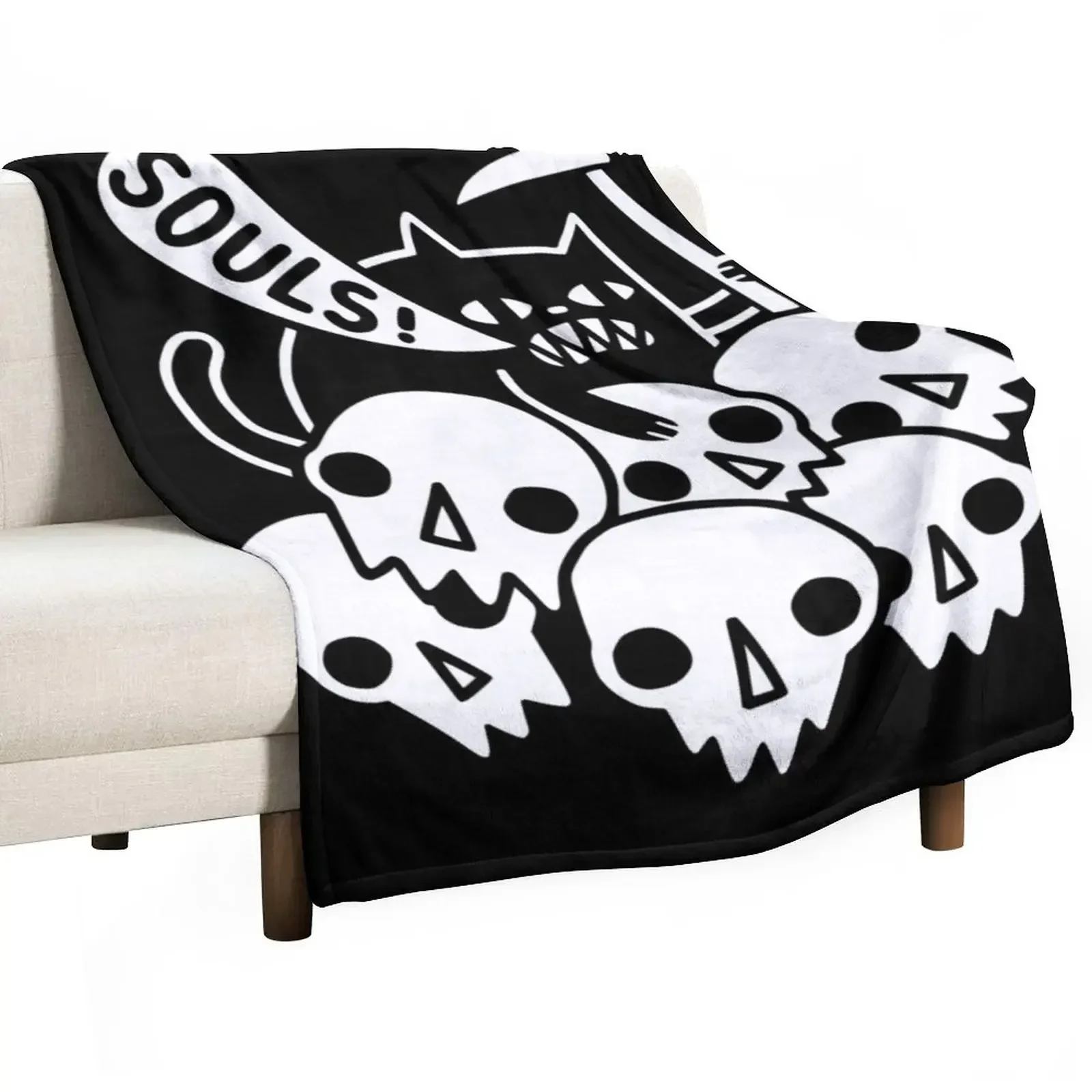 

Cat Got Your Soul Throw Blanket Tourist Winter beds manga Shaggy Blankets