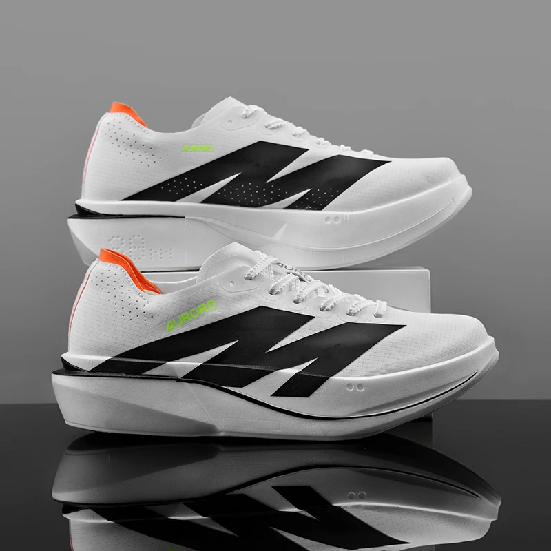 Scarpe da Corsa Sportive da Uomo con Piastra in Carbonio, Sneakers Ammortizzanti per Maratona, Atletica, Allenamento e Camminata Casual - immagine 3