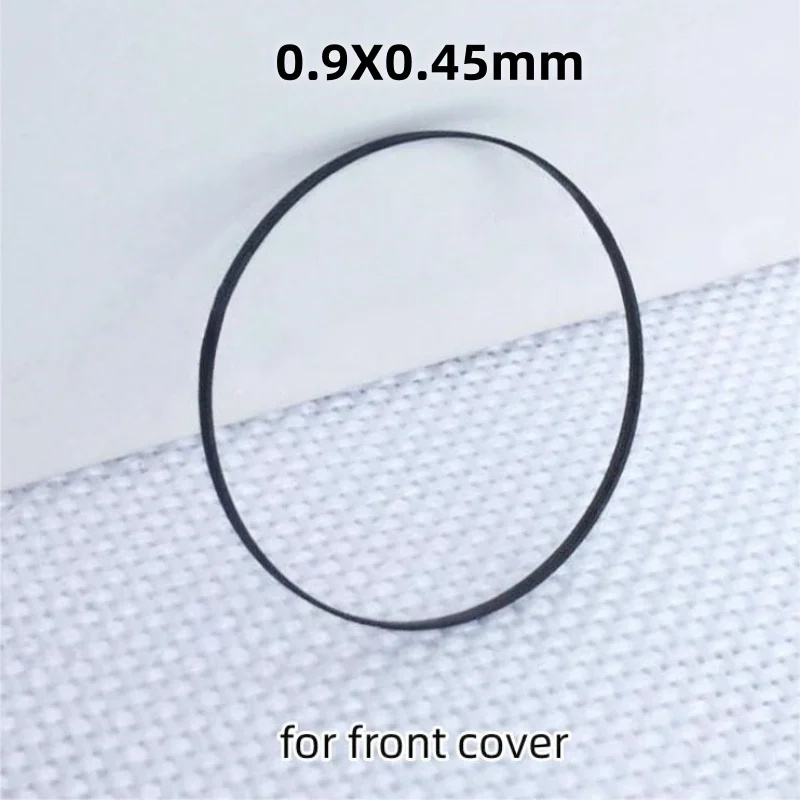 0.9mm X 0.45mm 검정색 I 링 시계 크리스탈 가스켓 방수 시계 유리 29.5mm  39.5mm 내경