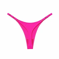 Sexy culotte en forme de V décoration en métal sous-vêtements sport taille basse slips femmes Lingere femme culotte sous-vêtements femmes Lingerie 5