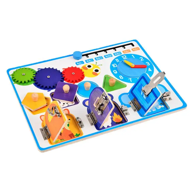 Календарь Монтессори, деревянная игрушка, время года, когнитивные головоломки, учебные пособия, обучающая доска, обучающая игрушка для детей