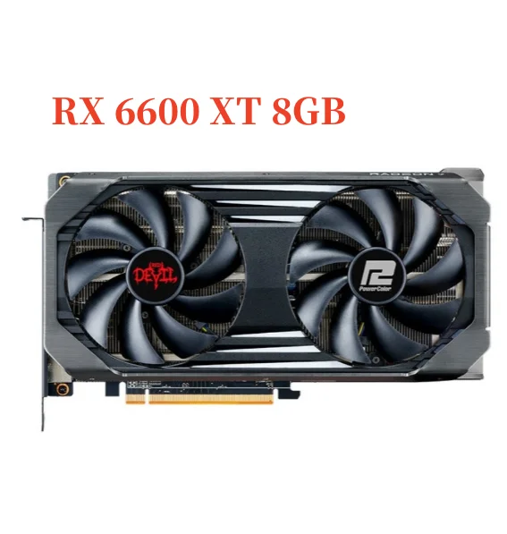 

RX 6600 XT 8G Graphics Card GPU GDDR6 128Bit 14 Gbps 7NM Computer Video Card Support AMD Intel Desktop CPU