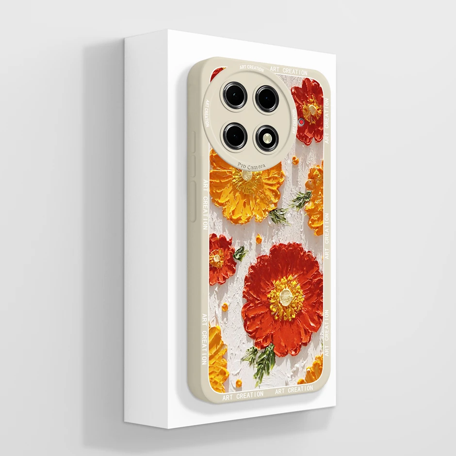 Pretty Flowers Silicone Soft Protective Back Cover - Ultrathin s Bumper Case