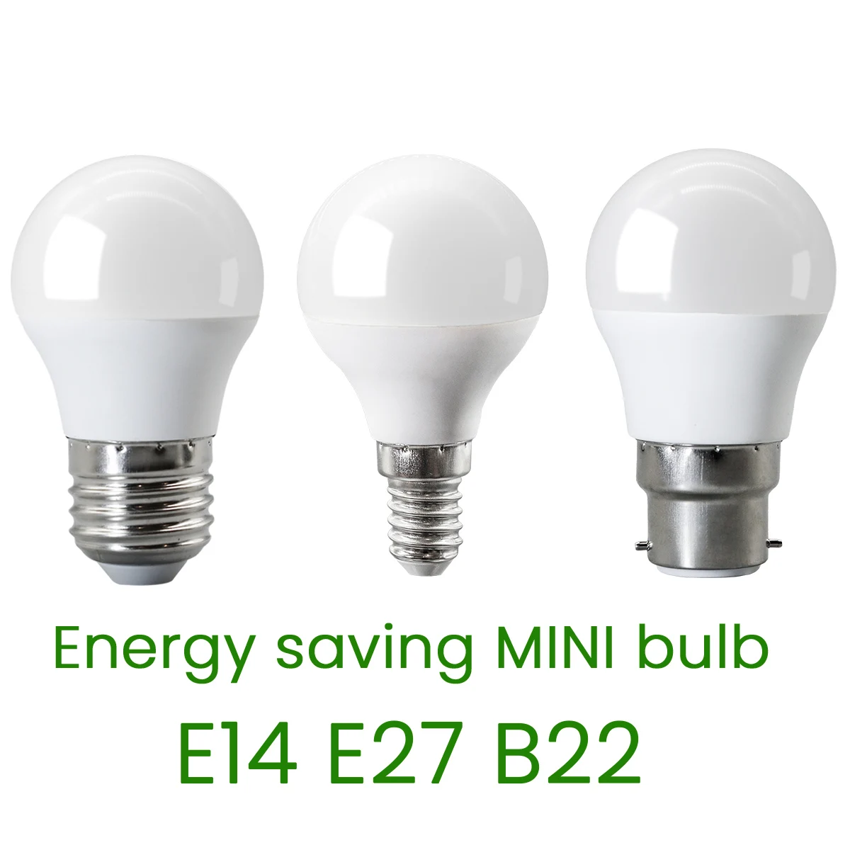 Eco-Friendly Non-Flicker Mini LED Bulb with Adjustable Wattage and Color Temperature Options