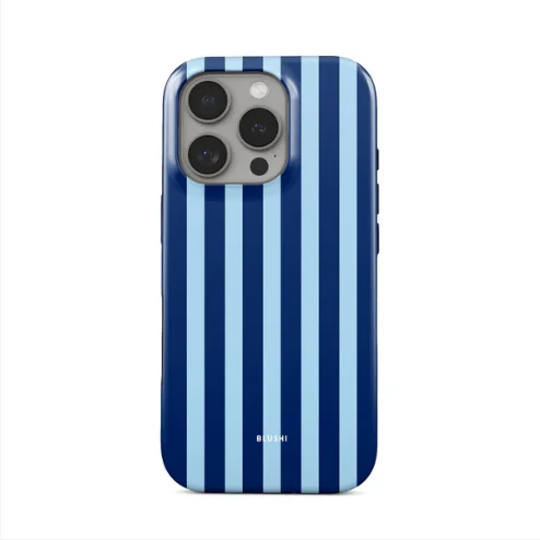 Vibrant Y2K Striped Phone Case with Double-Layer Protection