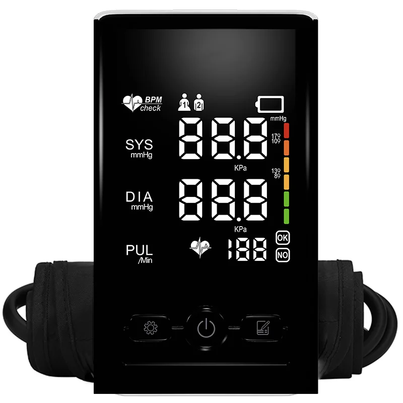 Men's And Women's Intelligent Blood Pressure Scoring Measurement Large LED Display Household Upper Arm Type Electro