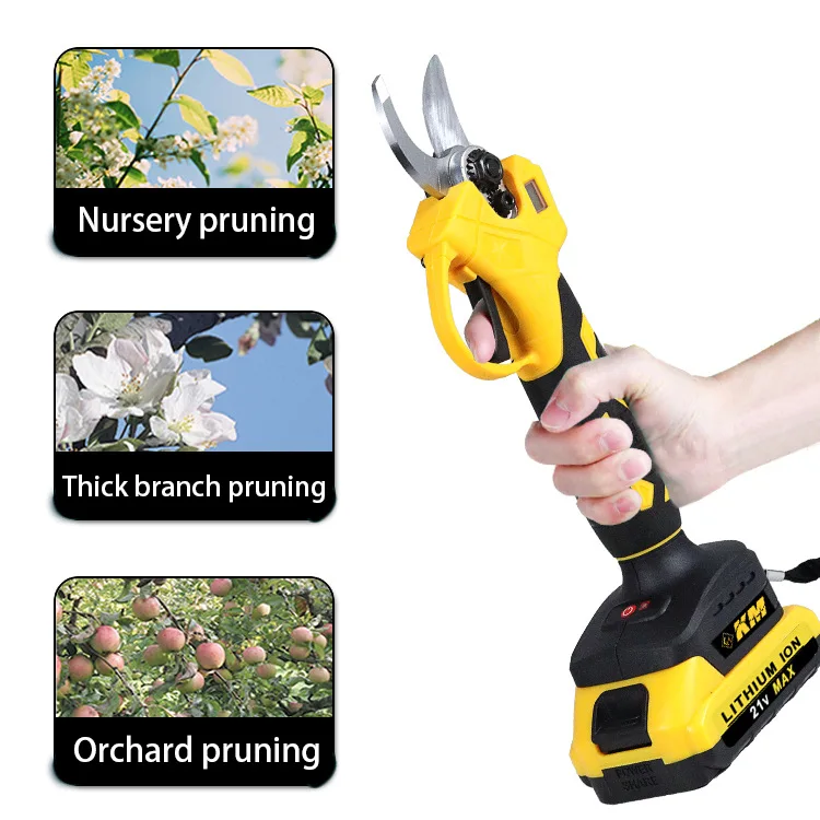 Bürstenlose 1500 W kabellose elektrische Gartenschere 30 mm Schnitt für Makita 18 V wiederaufladbare Gartenschere für Obstbaumzweige – Detail 19
