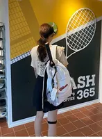 Wilson Tennis Racket Bag Badminton Bag Sports Large Capacity Backpack with Drawstring for Men Women 2 Pieces WU33008413 TBP71 2