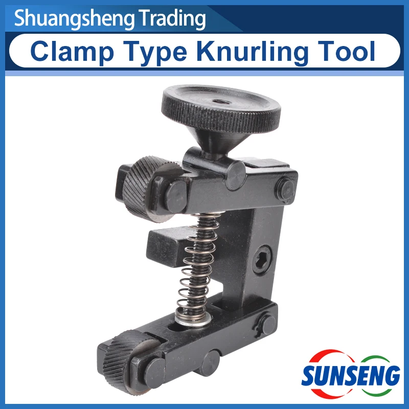 Clamp Type Knurling Tool 0.8mm 1.2mm 1.8mmReticulated Knurling Wheel S/N:SS10130