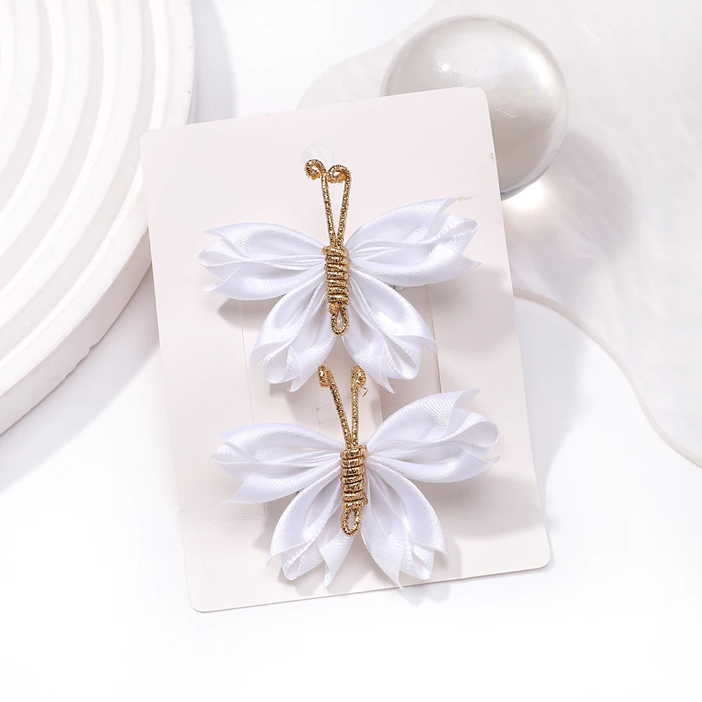 Hair Accessories 2Pcs/Set Fashion Colorful 3inch Butterfly Clips Cute Hairpins for Women Girls Chirldren Sweet Ornament Headwear