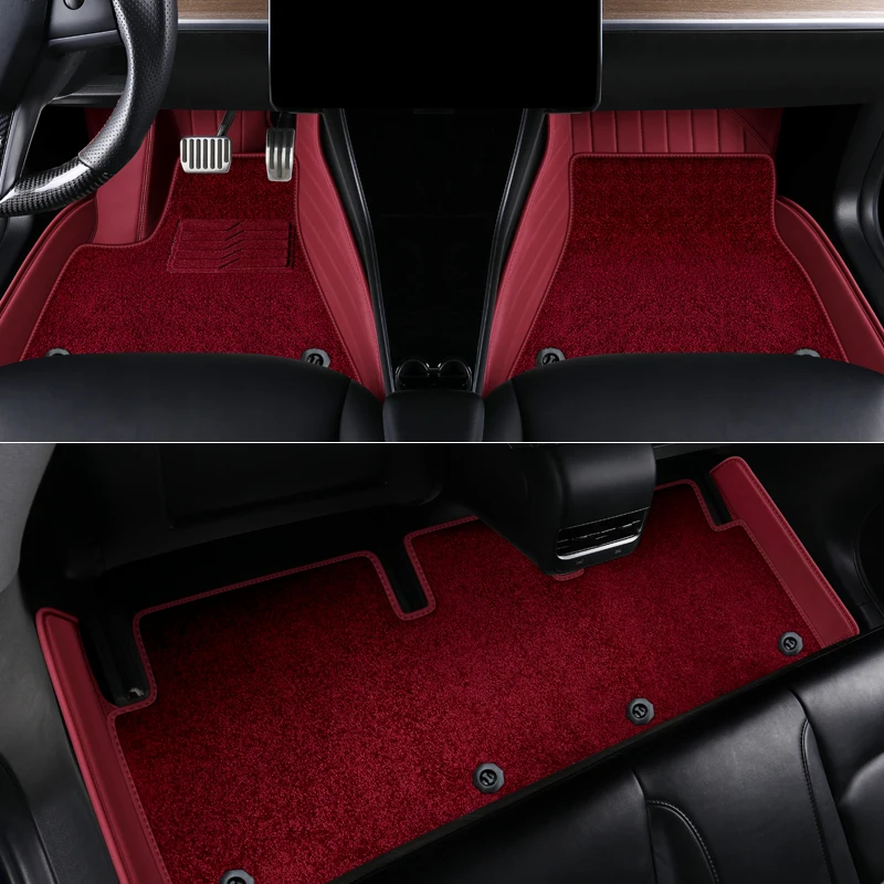 Auto Kofferraum Matte Pad Für Tesla Modell 3 Hohe Qualität Innen Auto Leder  Teppich Protector Zubehör - AliExpress