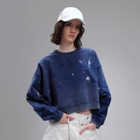 NIGO LP Women's Men's Spring And Autumn High Street Old Graffiti Cotton Round Neck Long Sleeve Short Sweatshirt #nigo61427 1