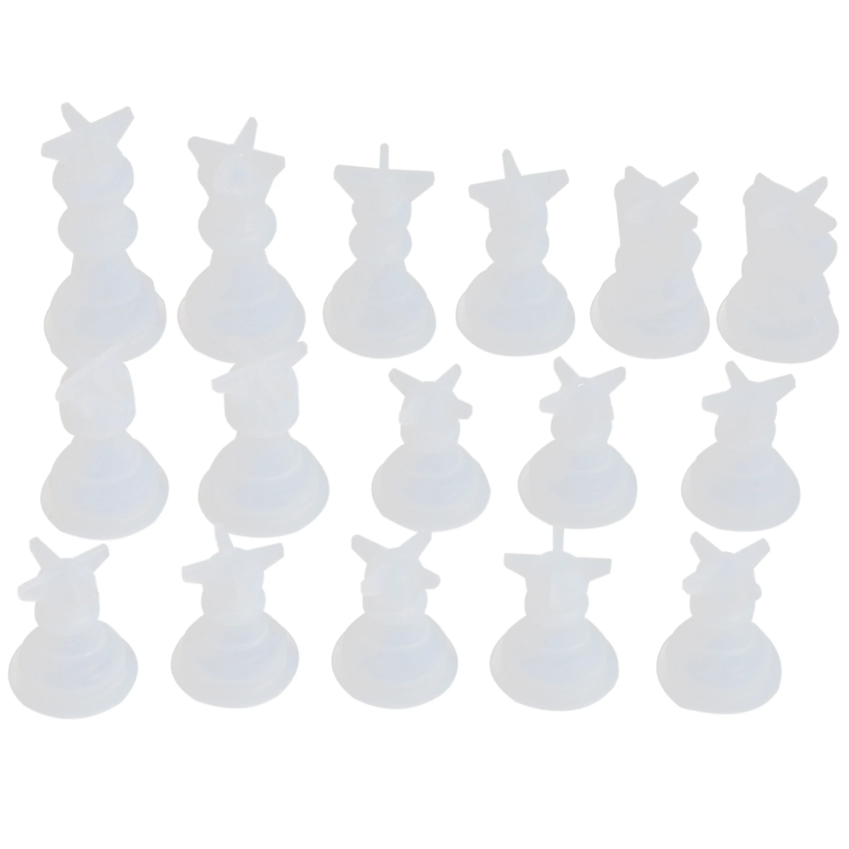 

Форма для шахматных фигур, силиконовая форма для эпоксидной смолы