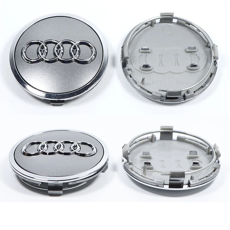 4pcs Car Styling Wheel Center Cap Hub Covers Badge 4B0601170 For Audi A3 A4 A5 A6 A7 A8 S4 S6