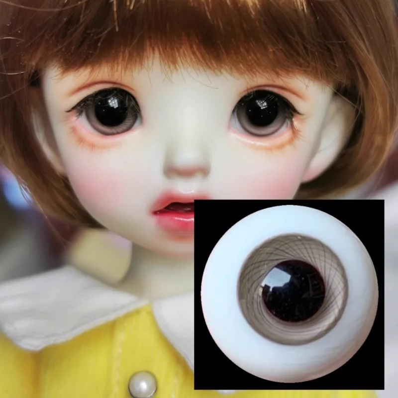 BJD Glass Eyeball Eye Natural 3468 Points OB10mm 12mm 14mm 16mm 18mm Normal Iris