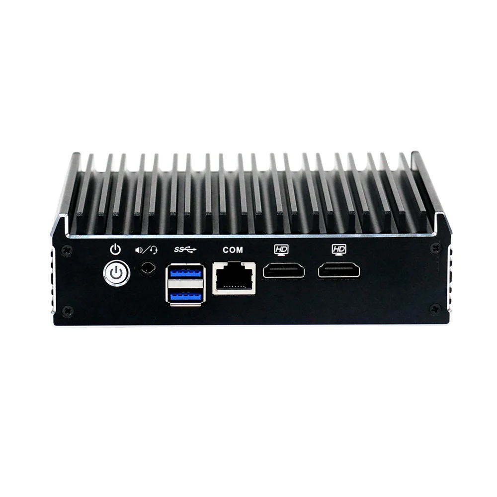 Hunsn Micro Firewall Appliance, Rx18,J3160,Mini Pc, Vpn, Router Pc, Aes-Ni, Aes-Ni, Com, 4 X I210 I211 Lan, 2 X Hdmi