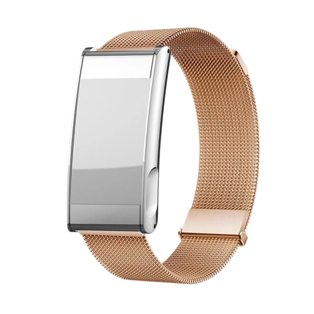 Double Magnetic Milanese Metal Strap with Strong Magnetic Buckle and Quick-Release Design