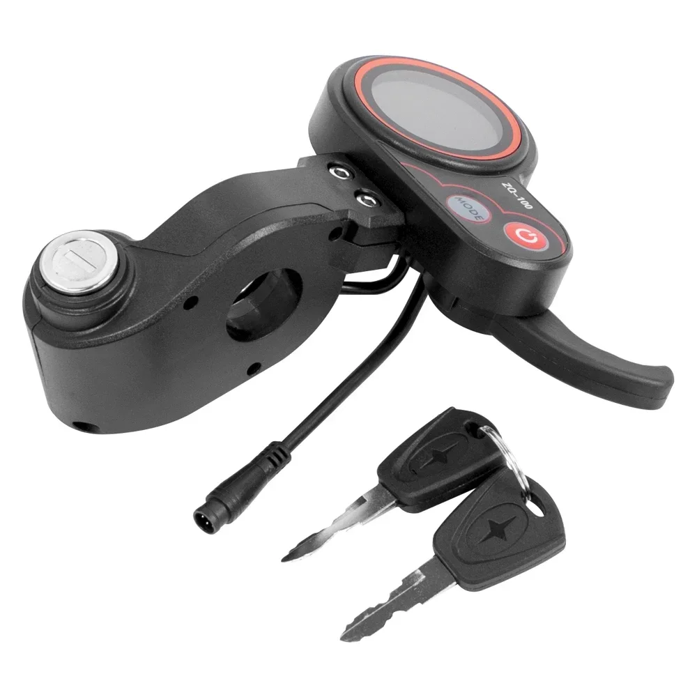ZQ-100 LCD Display Throttle Meter Dashboard 6PIN Switch With