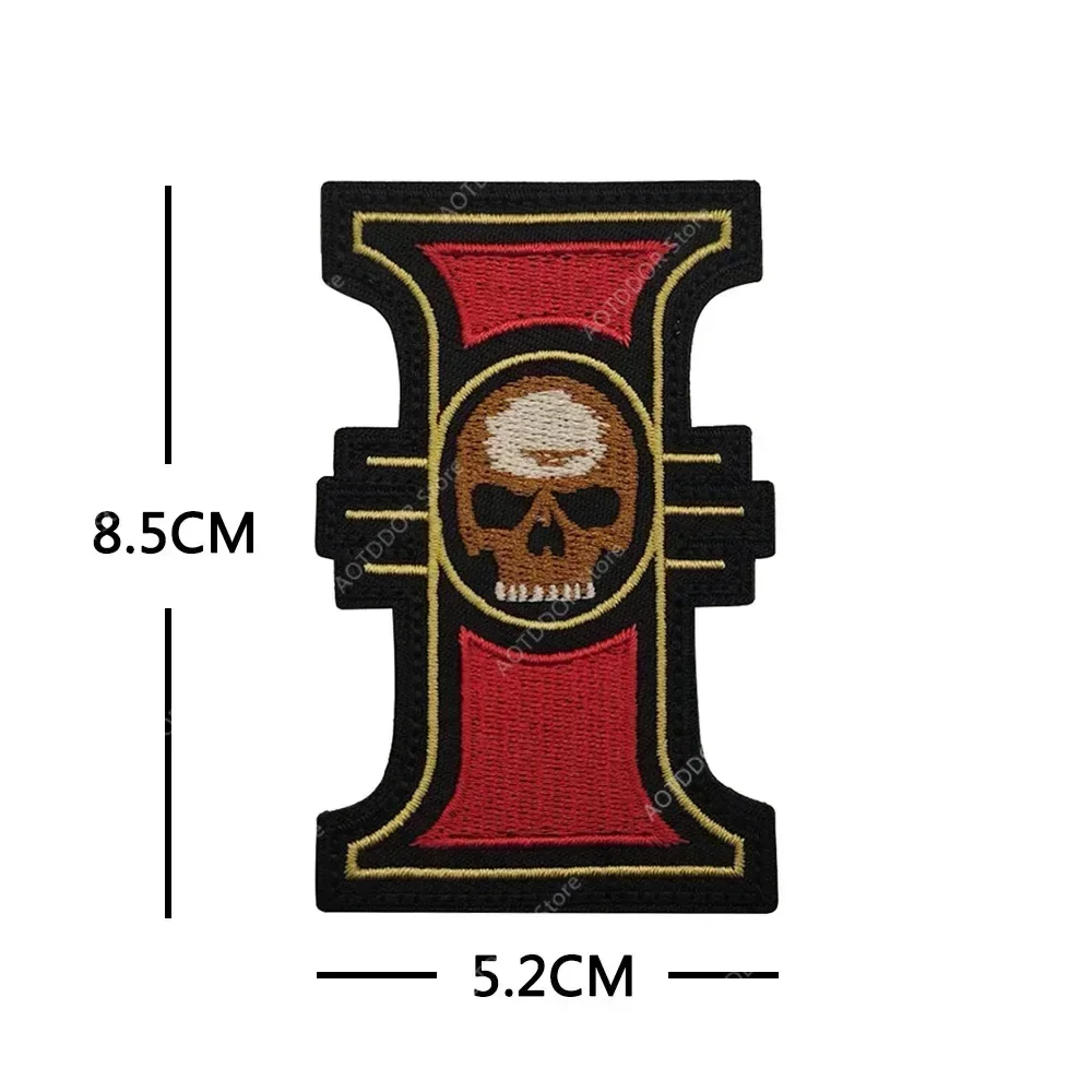 ウォーハンマー 40K 刺繍パッチ 赤いシンボル付き ブラッドエンジェル