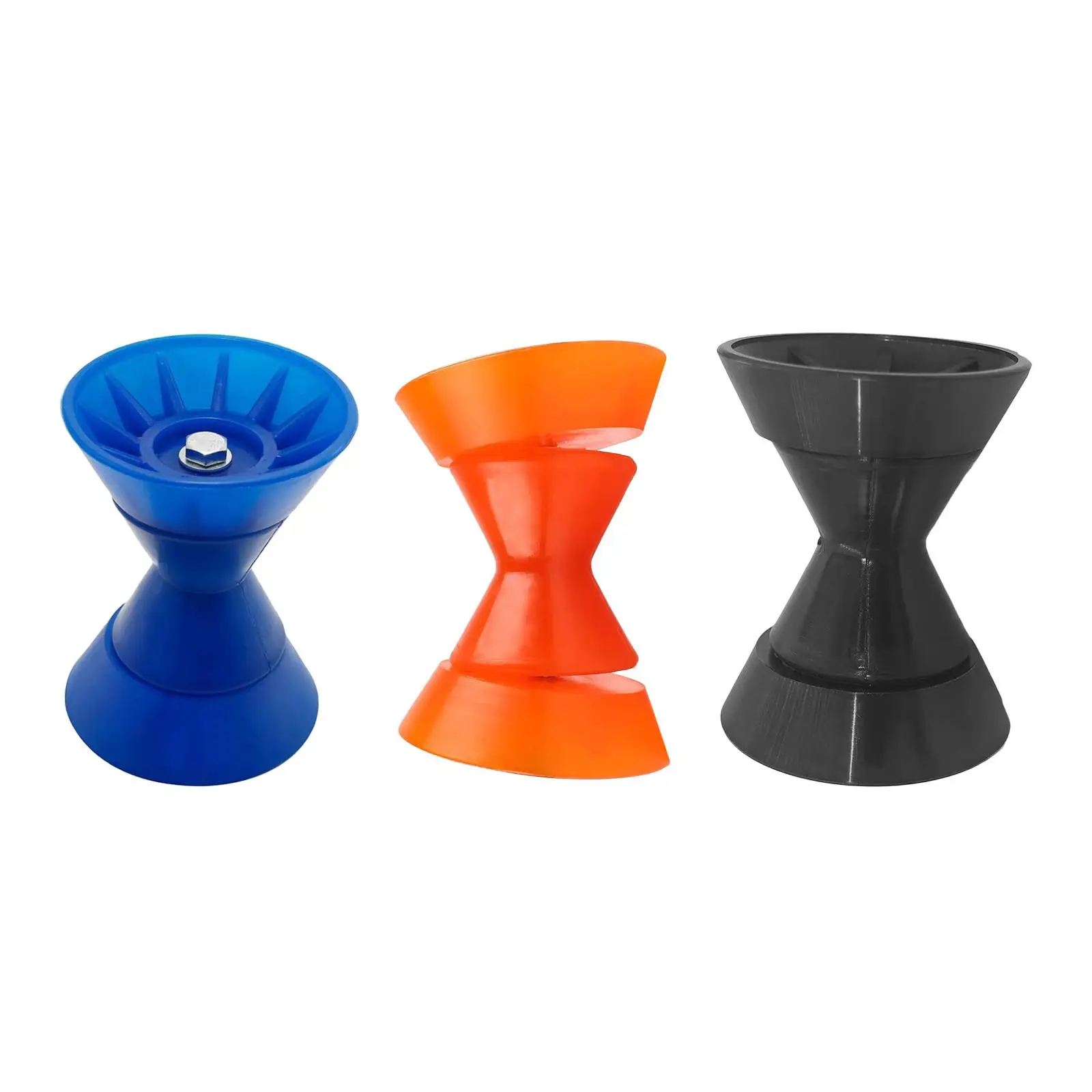 3 inch Polyurethane Bow Roller Trailer Parts for Boat Trailer Bracket Easy to Mount Easy to Use Supplies Durable Boat Trailer Parts