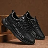 All Four Seasons of Artificial Leather Surface Comfortable Leather Soft Sole Cushioned Shock Absorption Outdoor Sports Shoes 1