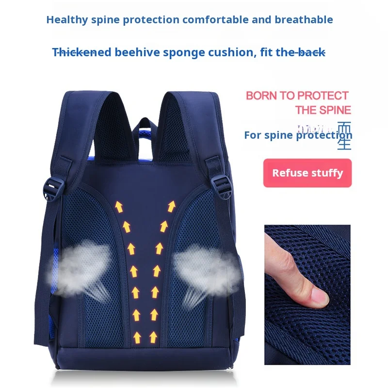 High Capacity Student School Bag Backpack kKids Trolley Children Lightweight Neck Protection Load