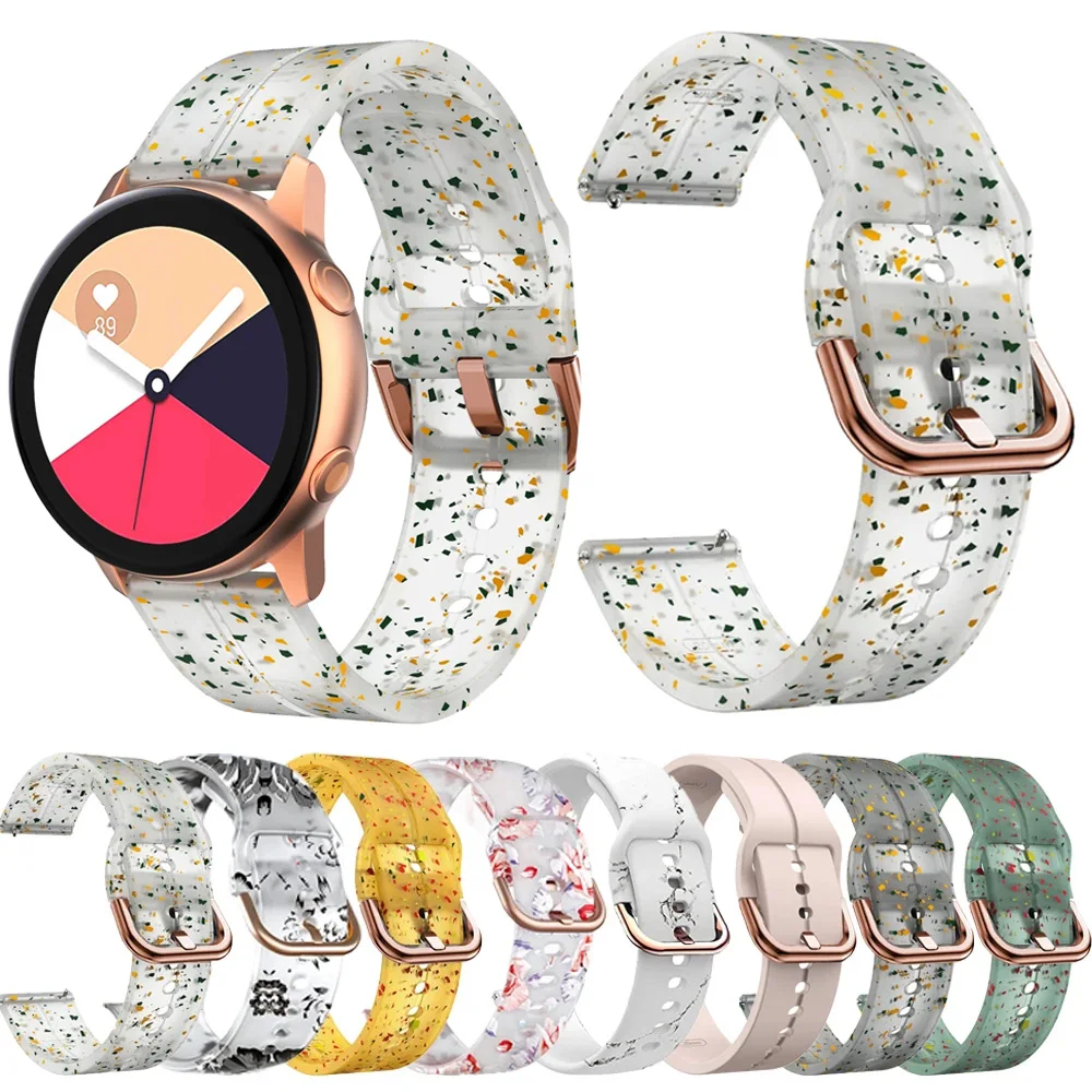 20mm-Print-Silicone-Strap-For-Garmin-Venu-SQ-Vivoactive-3-Watch-Band ...