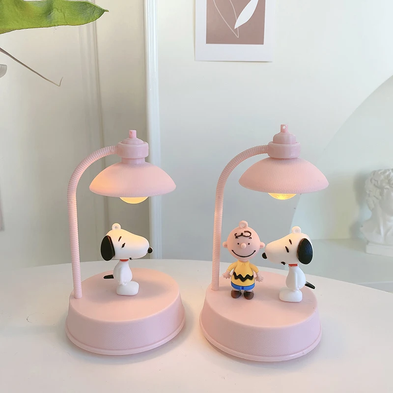 Ночсветильник в стиле аниме Snoopys Музыкальная шкатулка с мультяшными животными