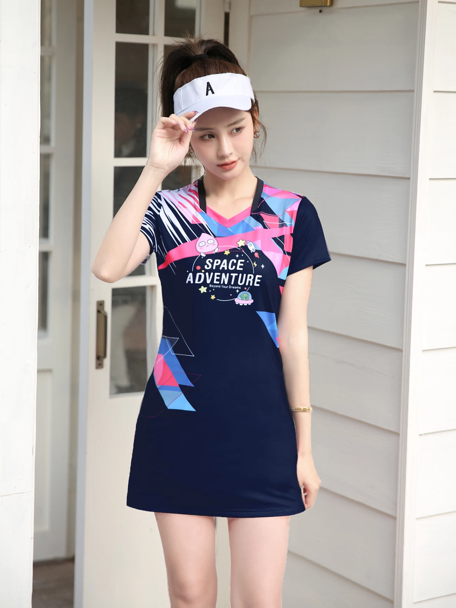 Woman Tennis dress Girls Sports Dress Inner shorts Ladies badminton breathable quick drying skirt Gym workout Sportswear