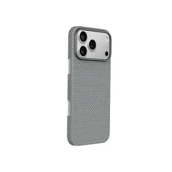 KZDOO Keivlar Explorer Magnetic Carbon Fiber Case - Luxury Slim Durable Thin Cover for iPhone 17 Pro Max (Titanium Grey)