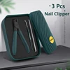 Nail Clipper Set File Stainless Steel Anti Splash Finger Cutter Manicure Tool Designer Catcher Ingrown Toenail Scissors Pedicure 2