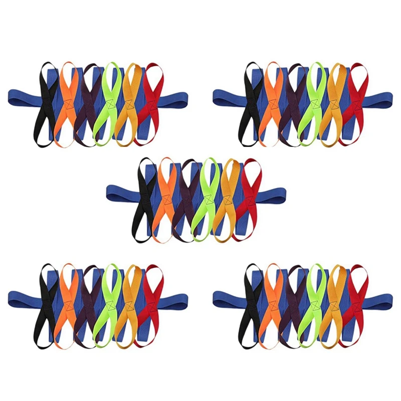 

5X Children's Walking Ropes For Preschool Daycare School Kids Outdoor Colorful Handles For Up To 12 Children 2 Teachers