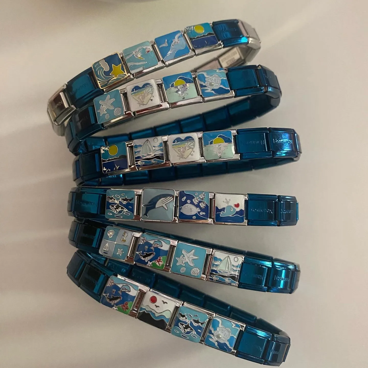 INS Hot Sale Can Be Freely Paired with Charms for Bangle Neckalce and Anklet Stainless Steel Waterproof Custom Italian Bracelets